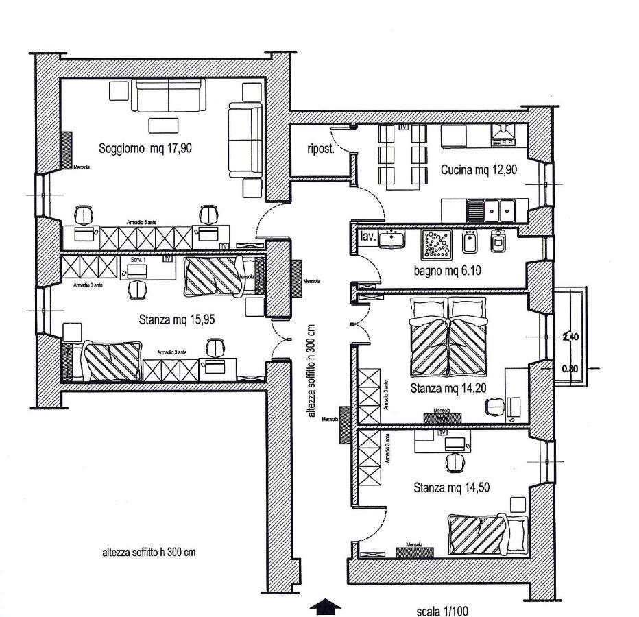 Beautiful apartment in San Giovanni close to Colosseo Roma Esterno foto